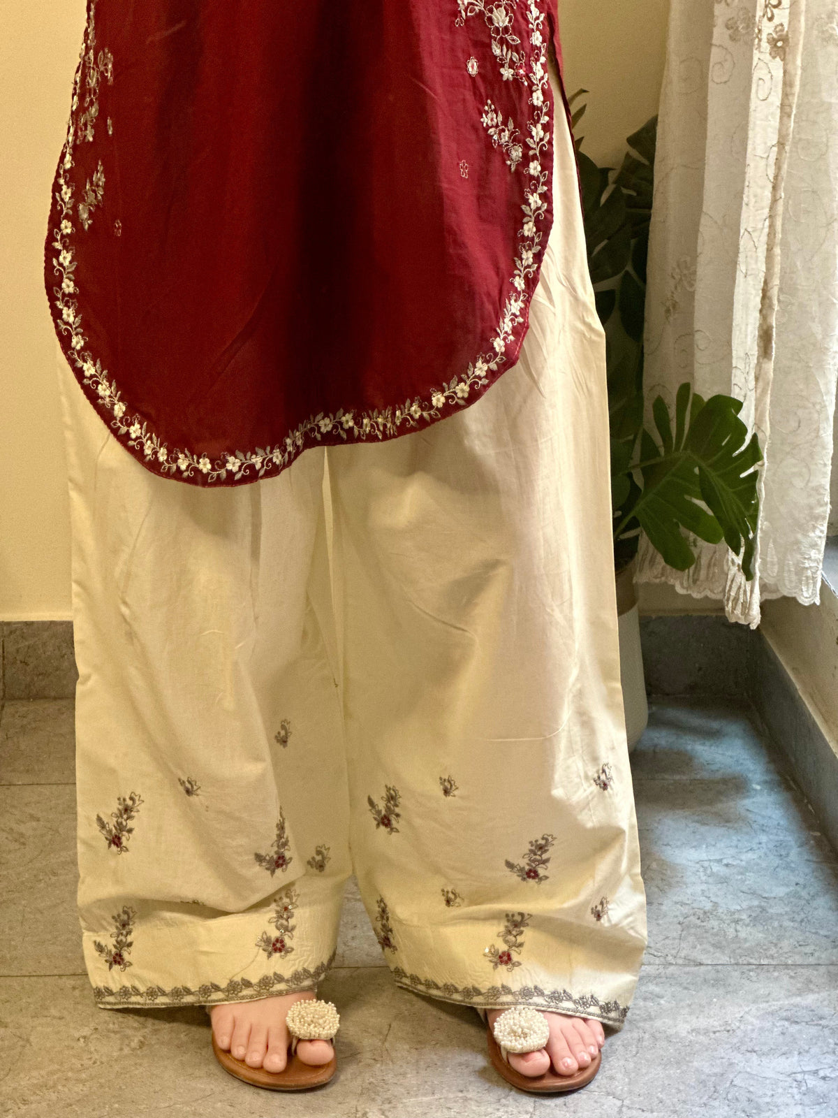 Amara - Embroidered 2PC