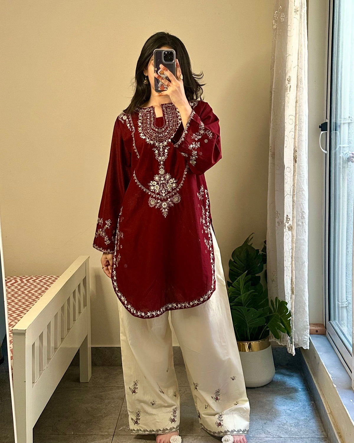 Amara - Embroidered 2PC