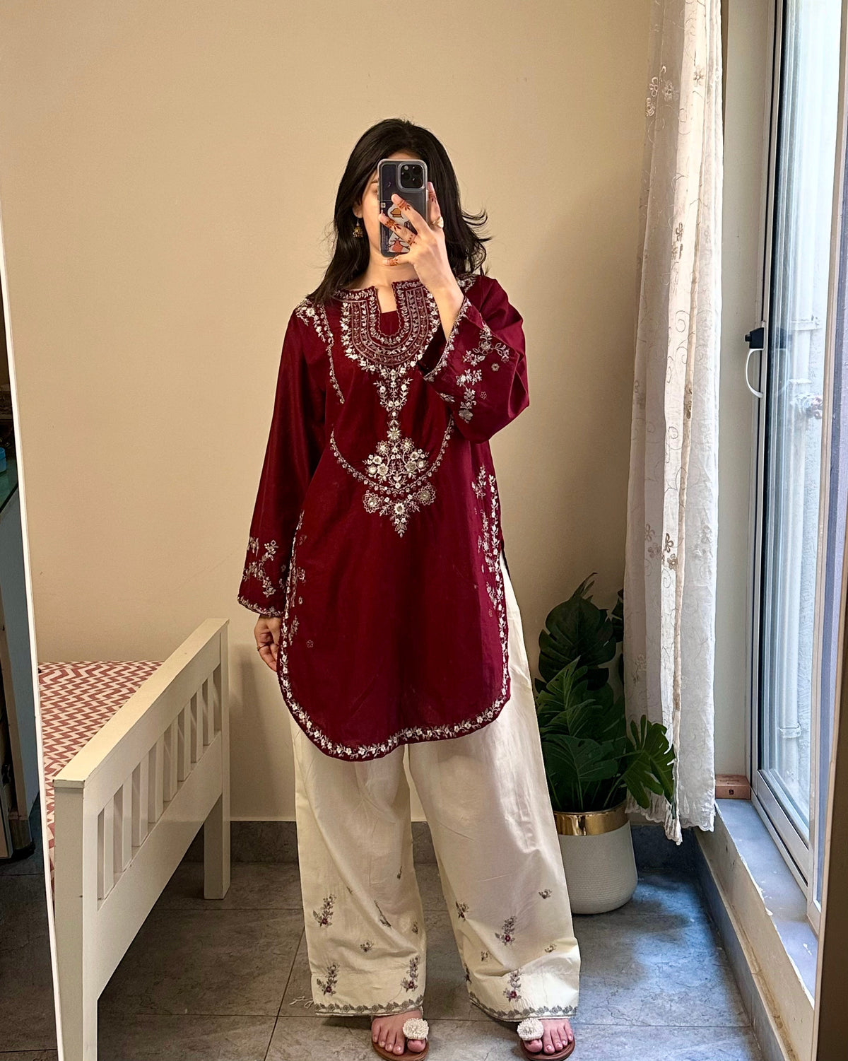 Amara - Embroidered 2PC