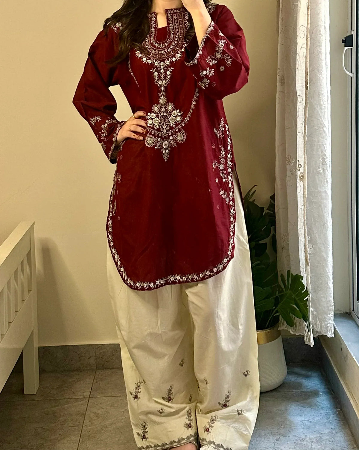 Amara - Embroidered 2PC