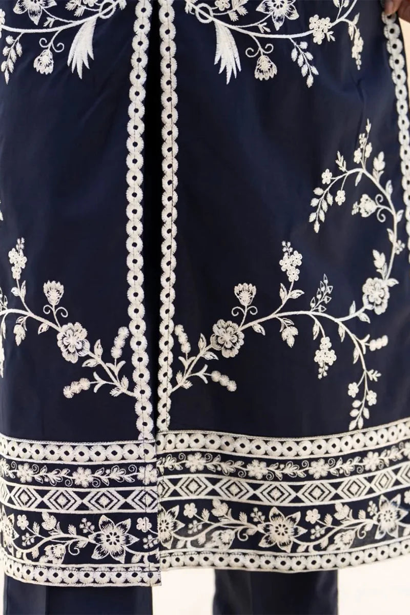 Safoora 3 Piece Dhanak Embroidered Suit – Winter Collection