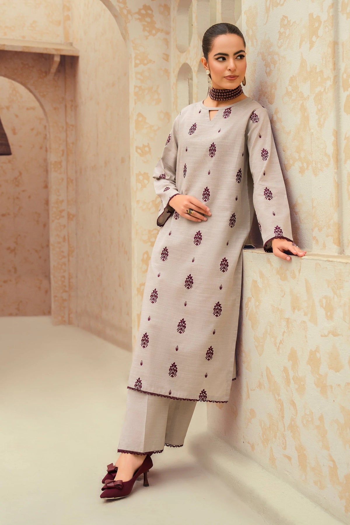 LAAM 3-Piece Dhanak Embroidery Collection