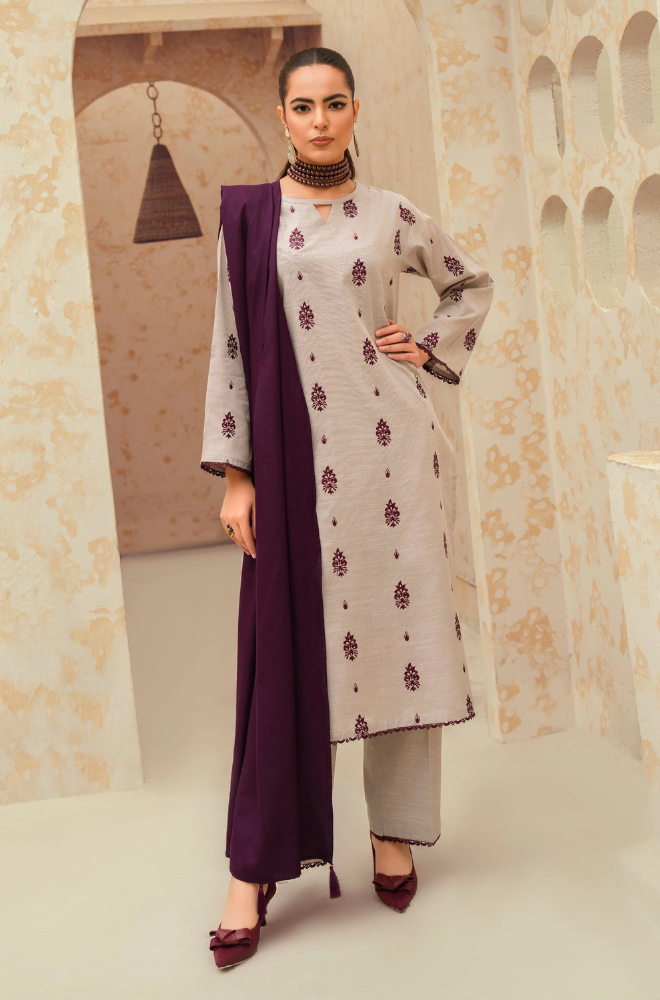 LAAM 3-Piece Dhanak Embroidery Collection