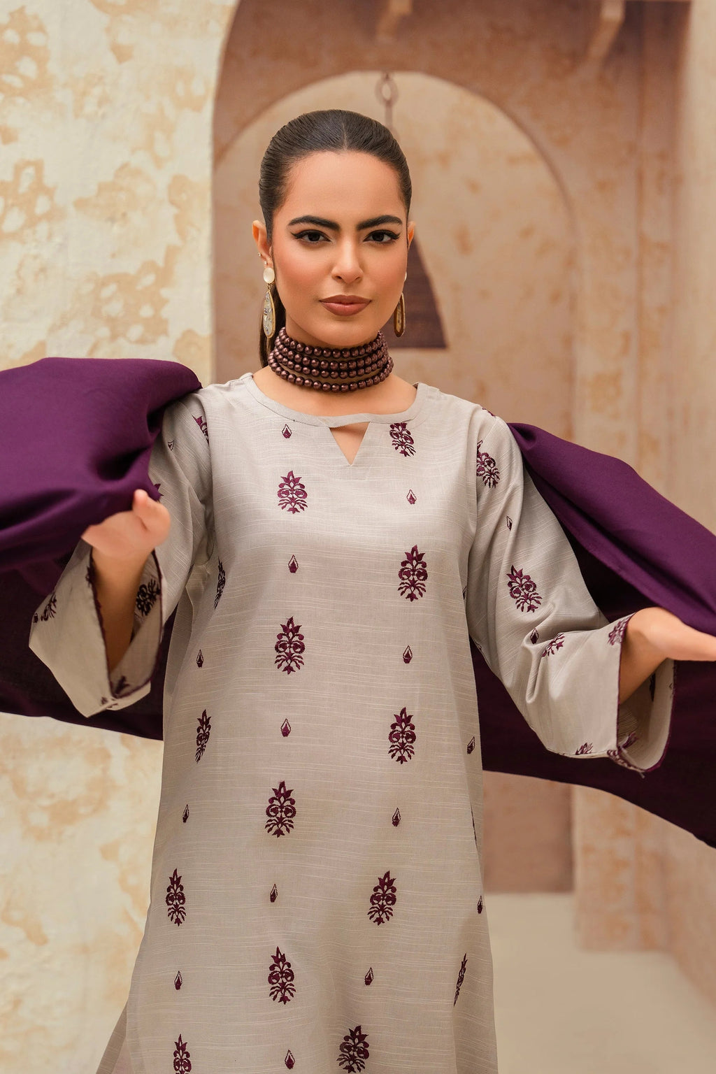 LAAM 3-Piece Dhanak Embroidery Collection