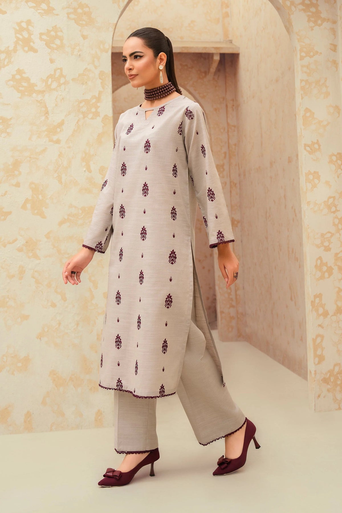 LAAM 3-Piece Dhanak Embroidery Collection